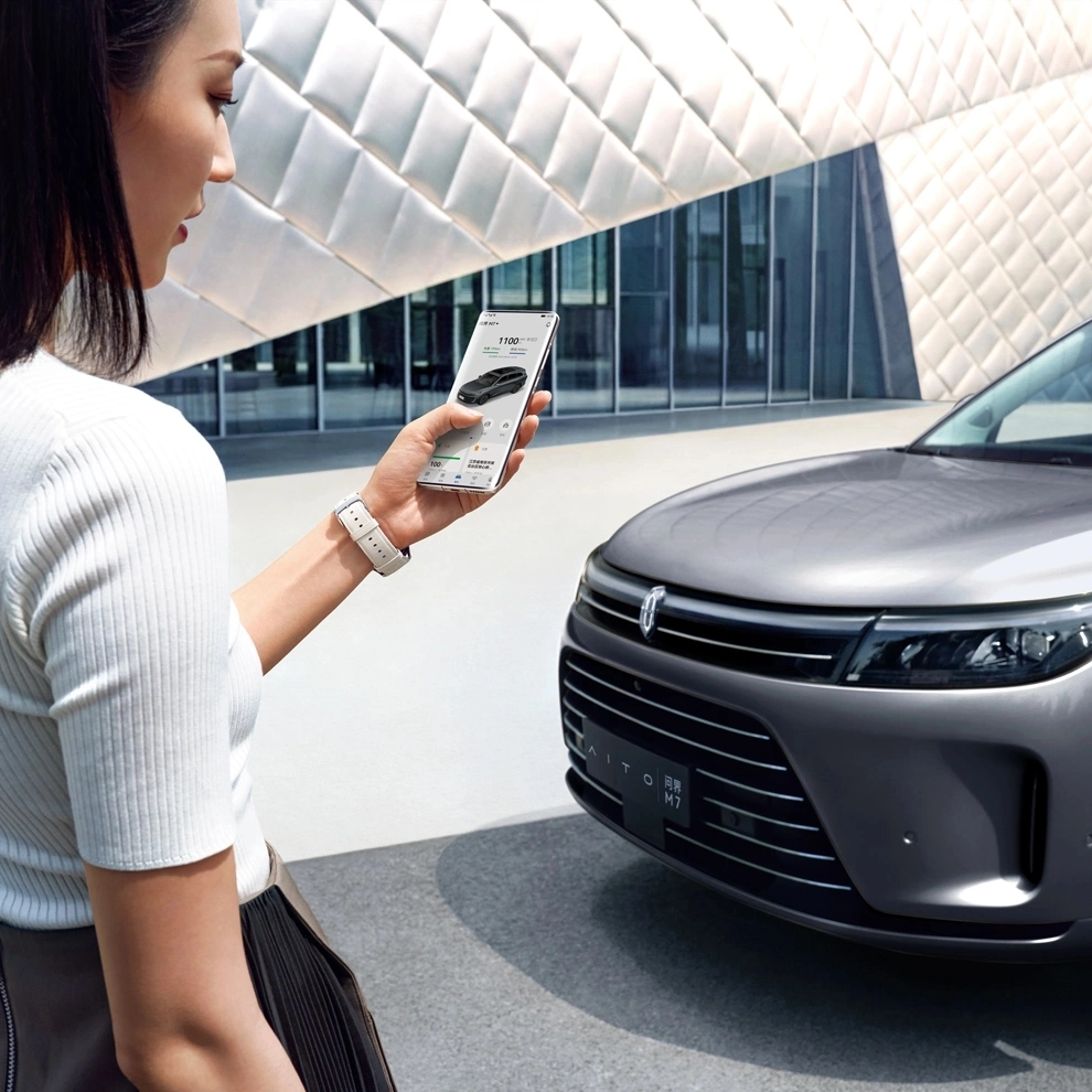 2024 Huawei Aito M7 Αυτοκίνητο Μεταβατική εμβέλεια Ηλεκτρικό όχημα 1