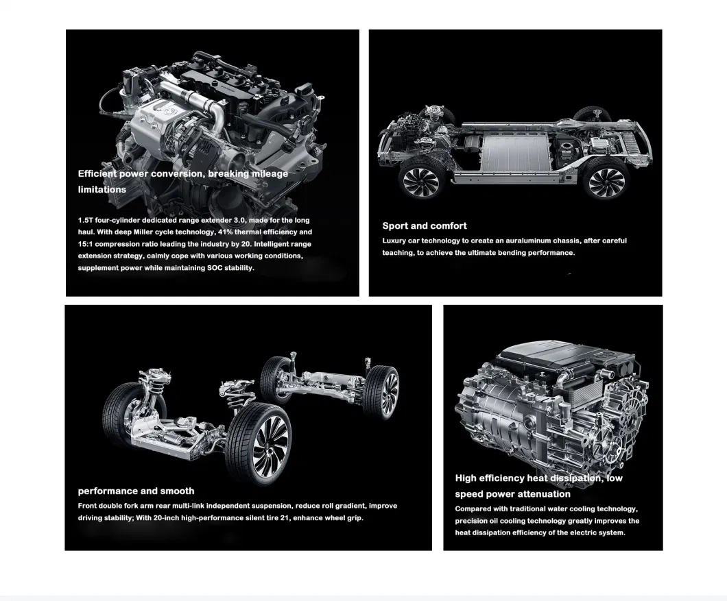 2024 Huawei Aito M7 Αυτοκίνητο Μεταβατική εμβέλεια Ηλεκτρικό όχημα 8