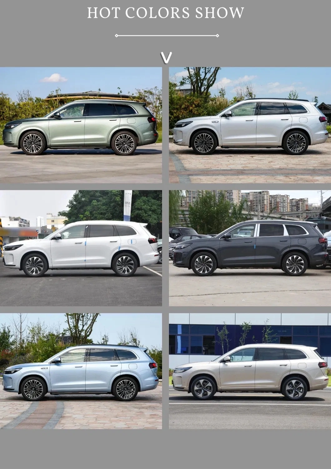 2024 Huawei Aito M7 Αυτοκίνητο Μεταβατική εμβέλεια Ηλεκτρικό όχημα 9